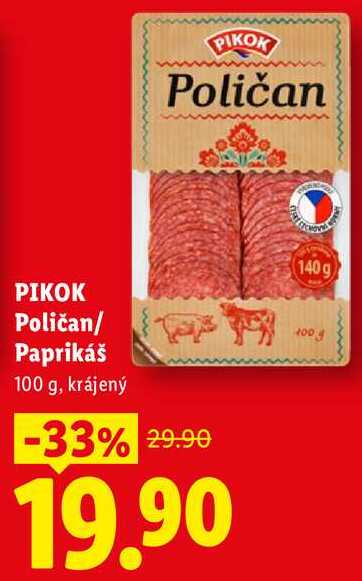 PIKOK Poličan/Paprikáš, 100 g