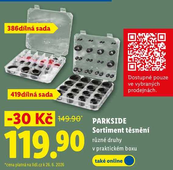 PARKSIDE Sortiment těsnění 
