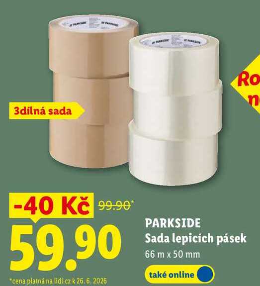 PARKSIDE Sada lepicích pásek