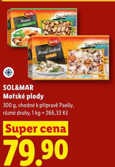 SOL&MAR Mořské plody, 300 g
