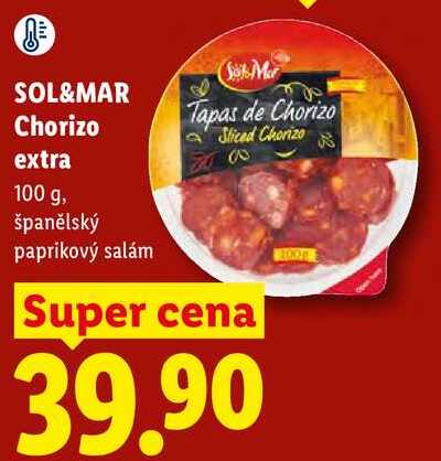 SOL&MAR Chorizo extra, 100 g