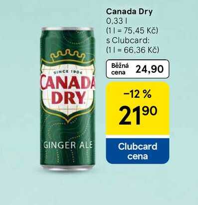 Canada Dry, 0,33 l
