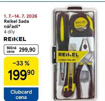 Reikel Sada nářadí, 4 díly  