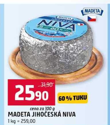 MADETA JIHOČESKÁ NIVA 100g