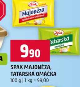 SPAK MAJONÉZA, TATARSKÁ OMÁČKA 100 g 