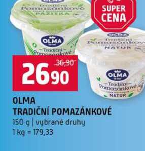 OLMA TRADIČNÍ POMAZÁNKOVÉ 150 g vybrané druhy