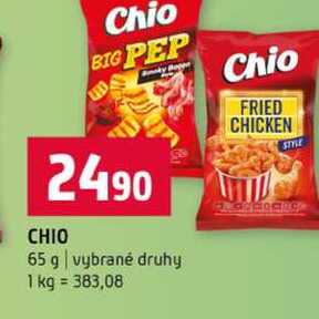 CHIO 65 g vybrané druhy