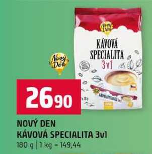NOVÝ DEN KÁVOVÁ SPECIALITA 3v1 180 g