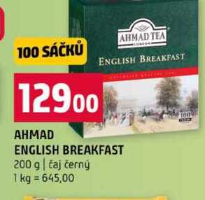 AHMAD ENGLISH BREAKFAST 200 g čaj černý