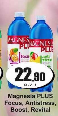 Magnesia PLUS Focus, Antistress, Boost, Revital 0,7 L