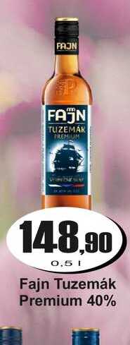 Fajn Tuzemák Premium 40% 0,5 L