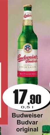 Budweiser Budvar original 0,5 L