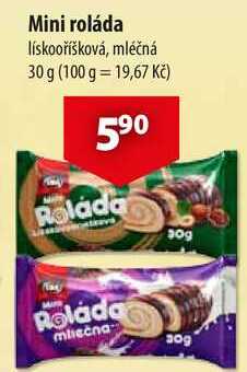 Mini roláda, 30 g