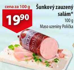 Šunkový zauzený salám, 100 g 