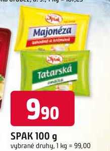 Spak Tatarská omáčka 100ml