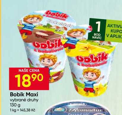 Bobík Maxi vybrané druhy 130 g