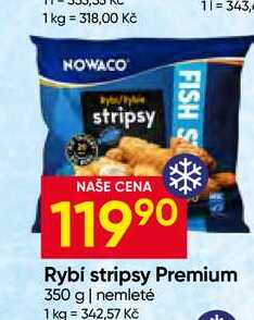 NOWACO Rybí stripsy Premium 350 g