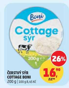Boni COTTAGE ČERSTVÝ SÝR 200g