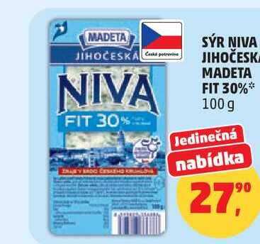 Madeta Jihočeská Niva 100g