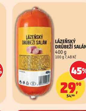 LÁZEŇSKÝ DRŮBEŽÍ SALÁM 400 g