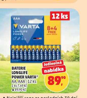 VARTA AA, AAA 12 ks