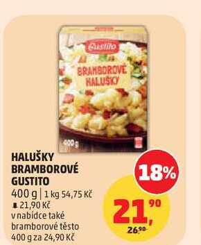 GUSTITO HALUŠKY BRAMBOROVÉ 400 g