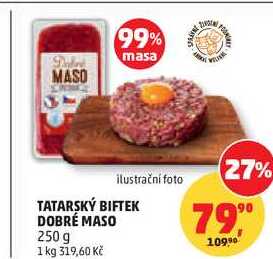 TATARSKÝ BIFTEK DOBRÉ MASO 250 g