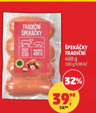 ŠPEKÁČKY TRADIČNÍ 400 g  