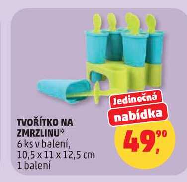 TVOŘÍTKO NA ZMRZLINU 6 ks v balení