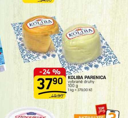 KOLIBA PARENICA vybrané druhy 100 g