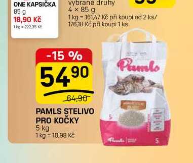 PAMLS STELIVO PRO KOČKY 5 kg