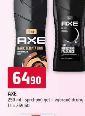 AXE 250 ml sprchový gel vybrané druhy