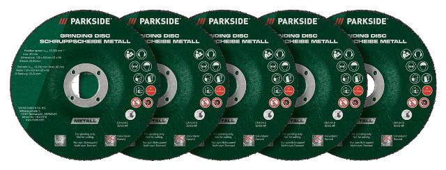 PARKSIDE Sada hrubovacích kotoučů průměr: 125 mm