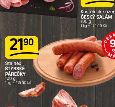 ŠTÝRSKÉ PÁREČKY 100 g