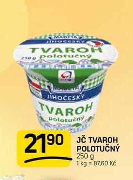 JČ TVAROH POLOTUČNÝ 250 g