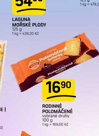 RODINNÉ POLOMÁČENÉ vybrané druhy 100 g