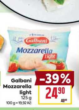Galbani Mozzarella light 125 g