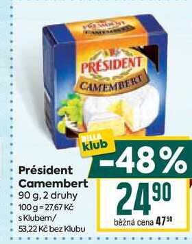 Président Camembert 90 g