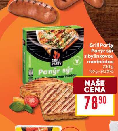 Grill Party Panýr sýr s bylinkovou marinádou 230 g