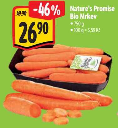 Nature's Promise Bio Mrkev, 750 g