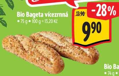 Bio Bageta vícezrnná, 75 g