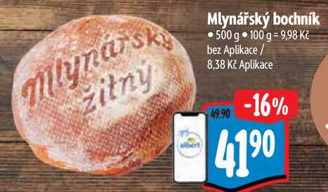 Mlynářský bochník, 500 g