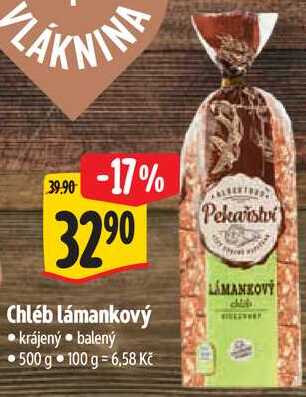Chléb lámankový, 500 g