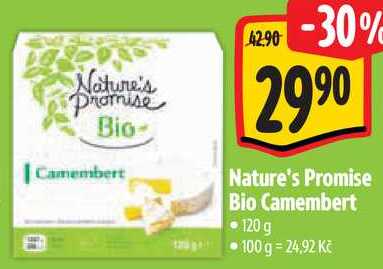 Nature's Promise Bio Camembert, 120 g