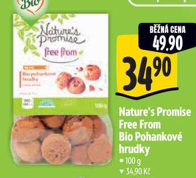 Nature's Promise Free From Bio Pohankové hrudky, 100 g