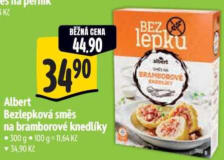 Albert Bezlepková směs na bramborové knedlíky, 300 g