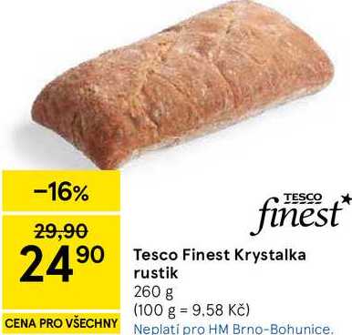 Tesco Finest Krystalka rustik, 260 g  