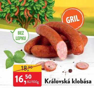 Královská klobása 100g
