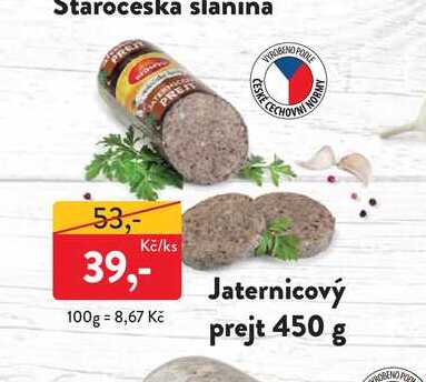 Jaternicový prejt 450 g  