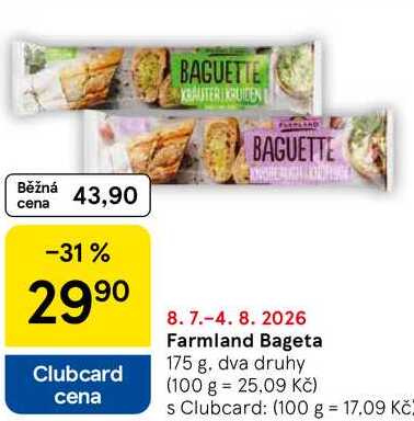 Farmland Bageta, 175 g 